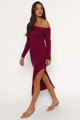 Cammie Long Sleeve Midi Dress - Fuchsia - M/L - Image 17