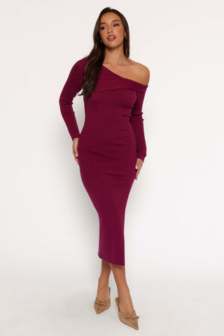 Cammie Long Sleeve Midi Dress - Fuchsia - M/L - Image 16