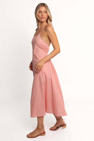Nadine Halterneck Midi Dress - Pink - XL - Image 22
