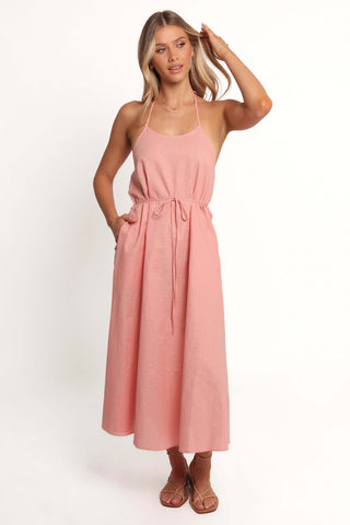 Nadine Halterneck Midi Dress - Pink - XL - Image 24