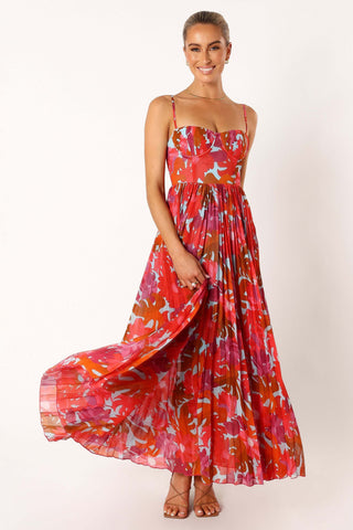 Achanti Pleated Maxi Dress - Pink Azalea - XL - Image 55